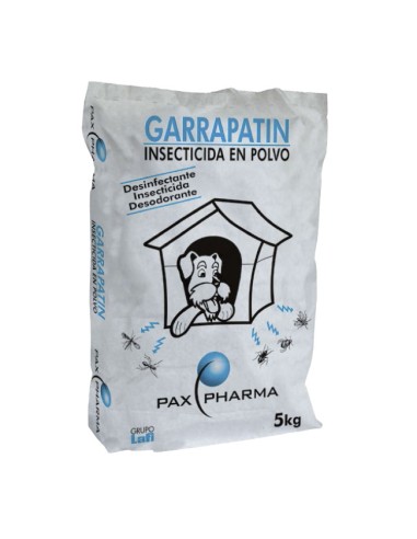 Insecticida Garrapatin Polvo Saco 5 kg Entorno Perros, Gatos y Ganado