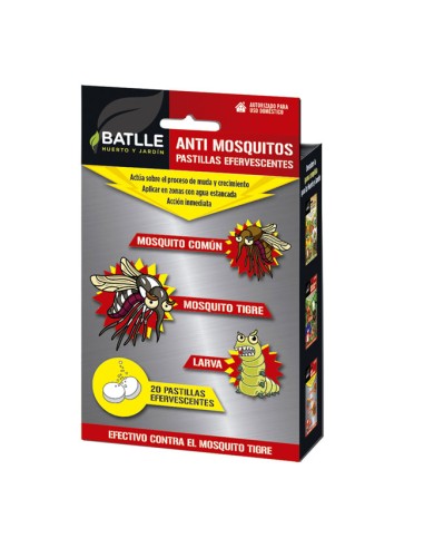 anti mosquitos pastillas efervescentes Batlle