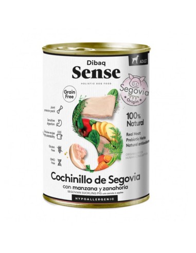 lata comida húmeda Dibaq Sense Cochinillo de Segovia 380gr.