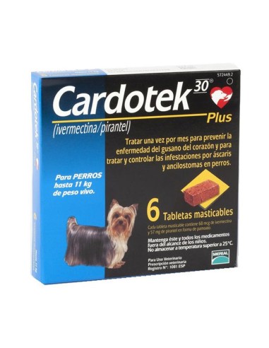 Antiparasitario Cardotek Plus Perros hasta 11kg