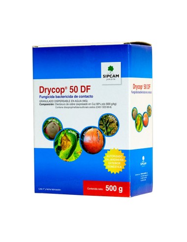 Drycop 50 DF Fungicida Preventivo de Contacto caja 500gr