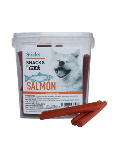 Sticks de salmón para Perros Milú 900gr.