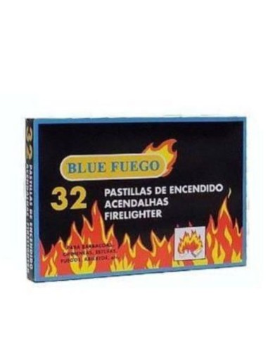 pastillas autoencendido barbacoas blue fuego