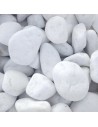Piedras Decorativas Blanco Puro Cantos Rodados sacos 20kg