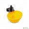 Bebedero Automático Basculante para Gallinas de plástico color amarillo