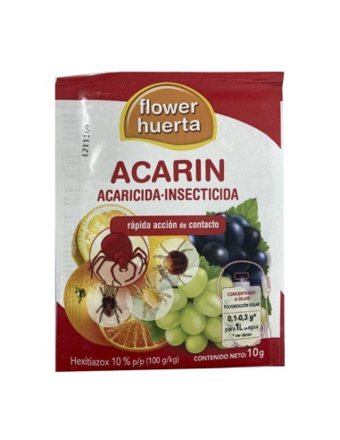 ACARIN FLOWER Acaricida Total 10gr para Frutales sobre