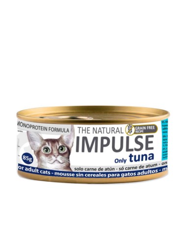 Natural Impulse Lata Monoproteica Atún Sin Gluten para Gatos 85gr