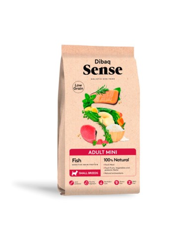 Dibaq Sense Pienso Perros Raza Mini Pescado Low Grain saco