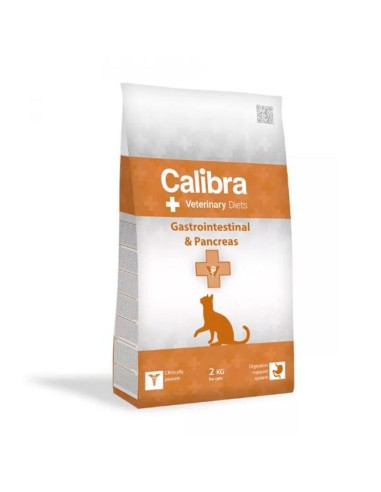 Calibra Gatos Gastrointestinal y Páncreas Pienso Dietético Veterinario 2kg