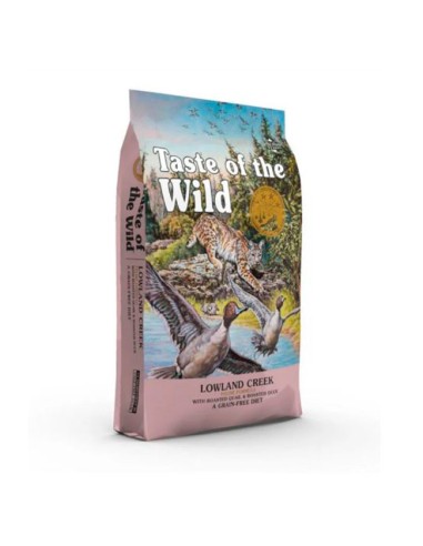 Taste Of The Wild Pienso para Gatos Lowland Creek Feline Codorniz y Pato