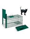 Cesto Plegable para Capturar Gatos ECO pintado verde